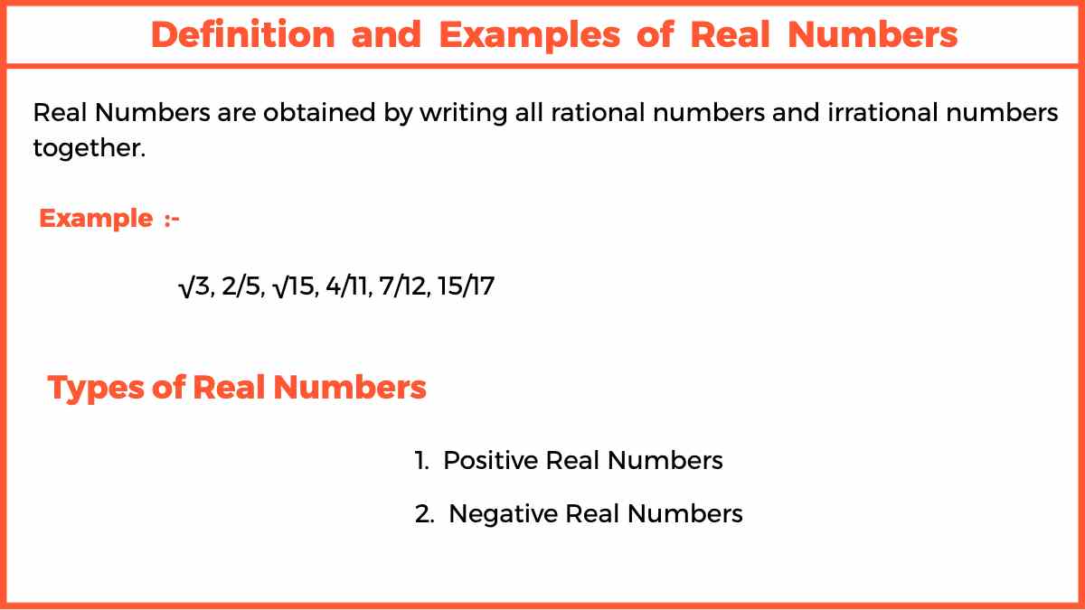 Types of Real Numbers Archives - Easy Maths Solutions